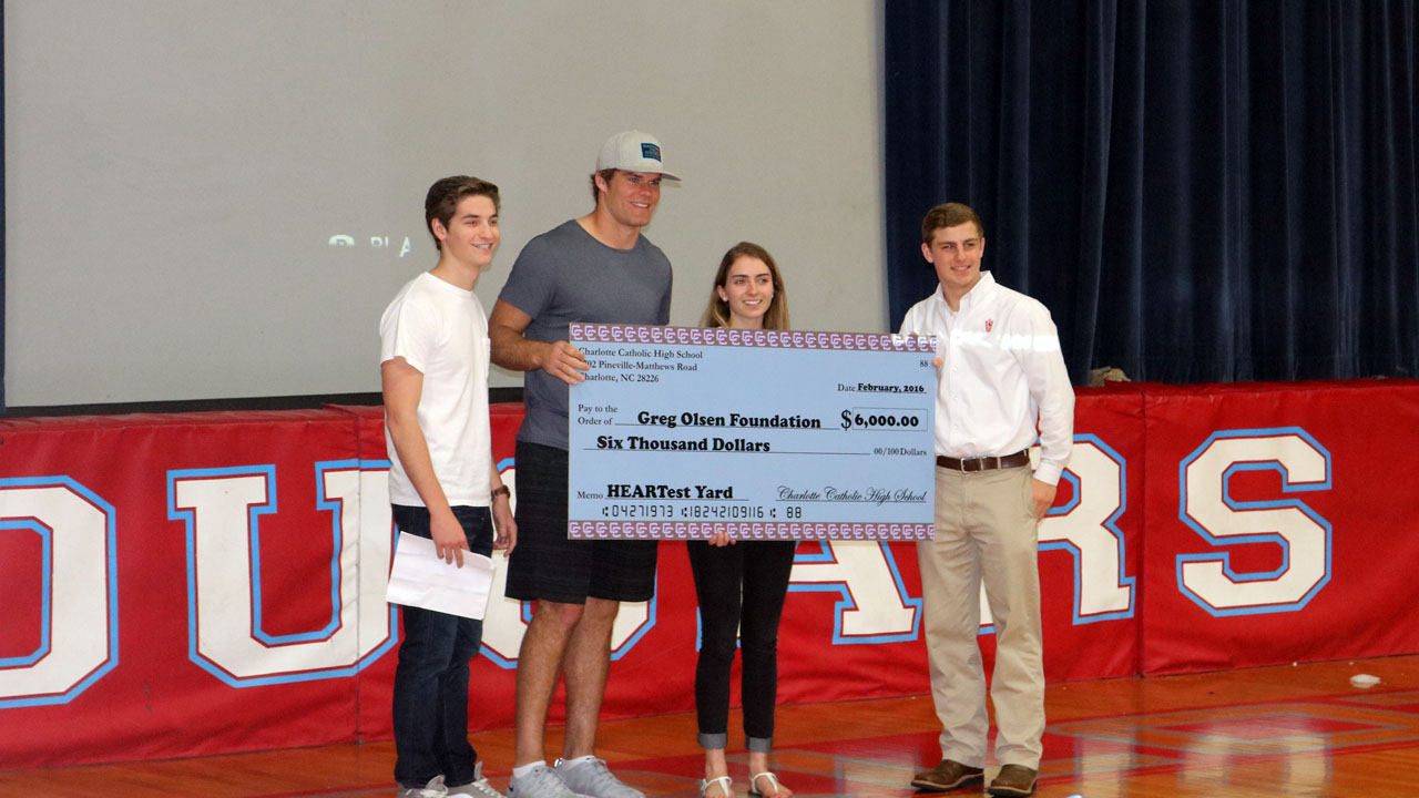 Charlotte Catholic students raise $6000 for ‘The Heartest Yard’