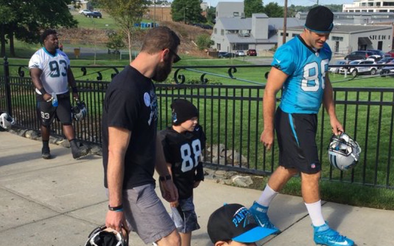 Greg Olsen grants Make-A-Wish request of young boy