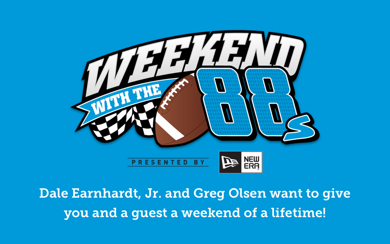Dale Earnhardt, Jr. and Greg Olsen Join Forces  to Give a Winning Fan the Weekend of their Lifetime