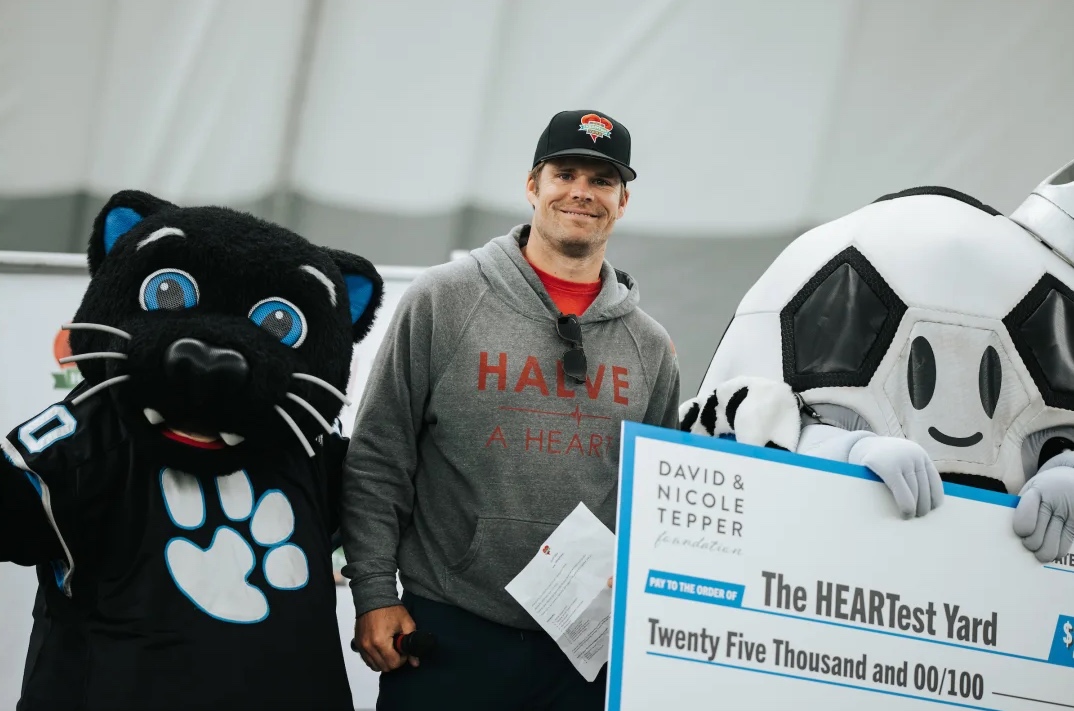 Greg Olsen hosts HEARTest Yard Fit Fest at Panthers practice facility
