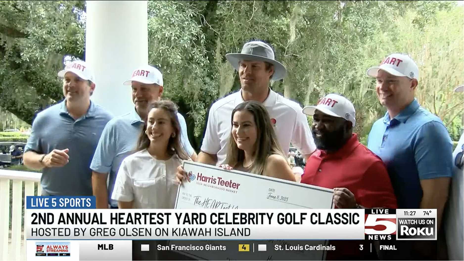 Greg Olsen hosts 2nd Annual HEARTest Yard Celebrity Golf Classic on Kiawah Island