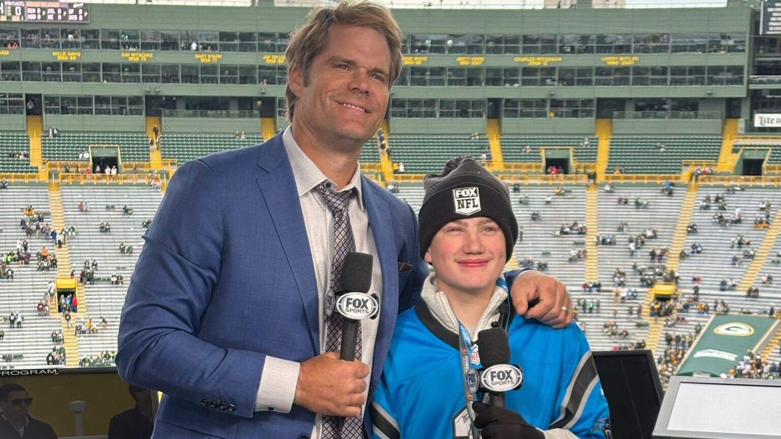 Boy reconnects with legendary Panthers player years after shared medical journey