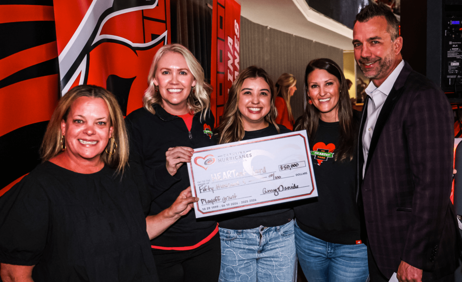 Canes Announce $50,000 Grant To The HEARTest Yard