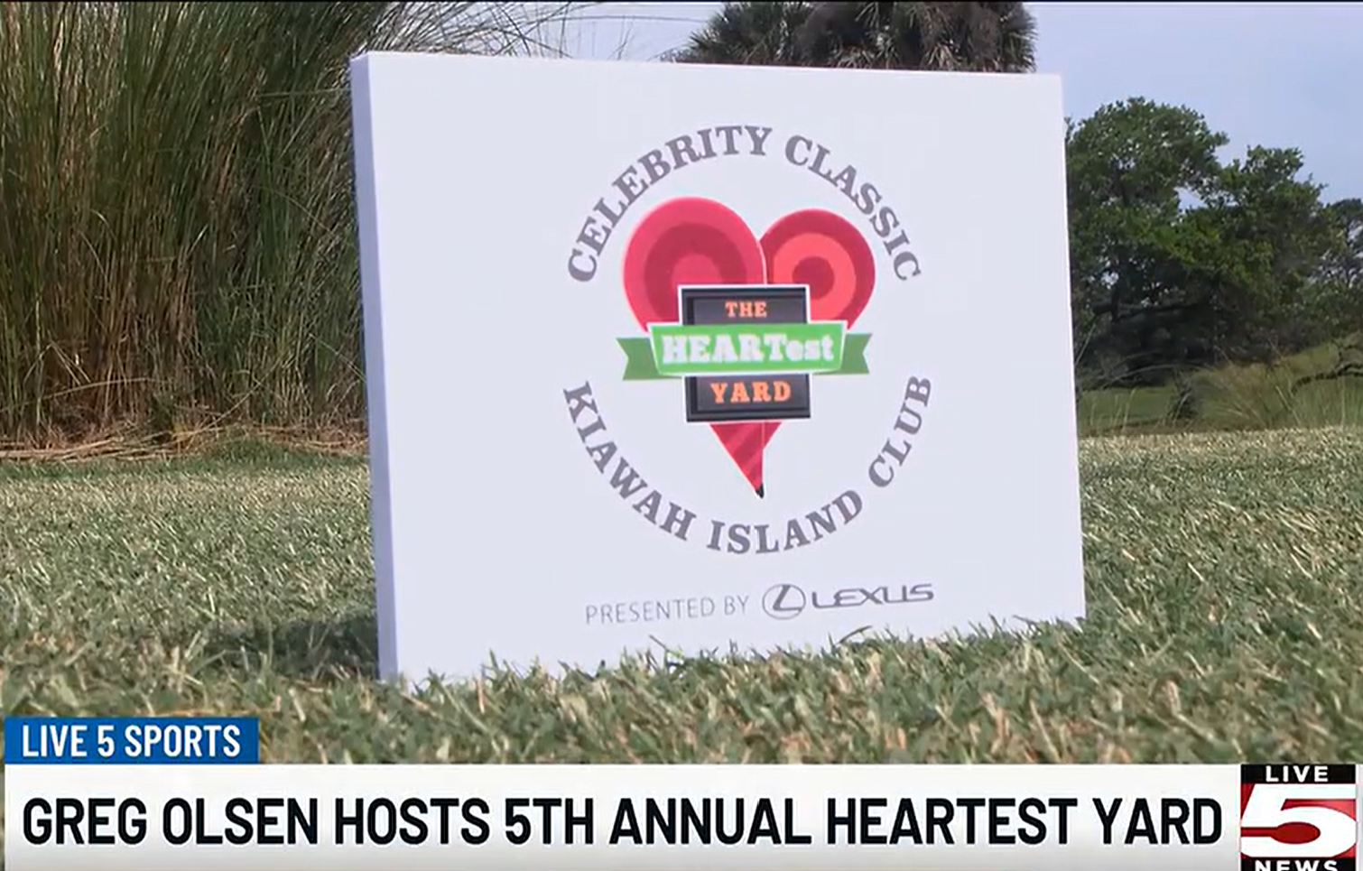 Greg Olsen hosts 5th annual Heartest Yard charity event on Kiawah