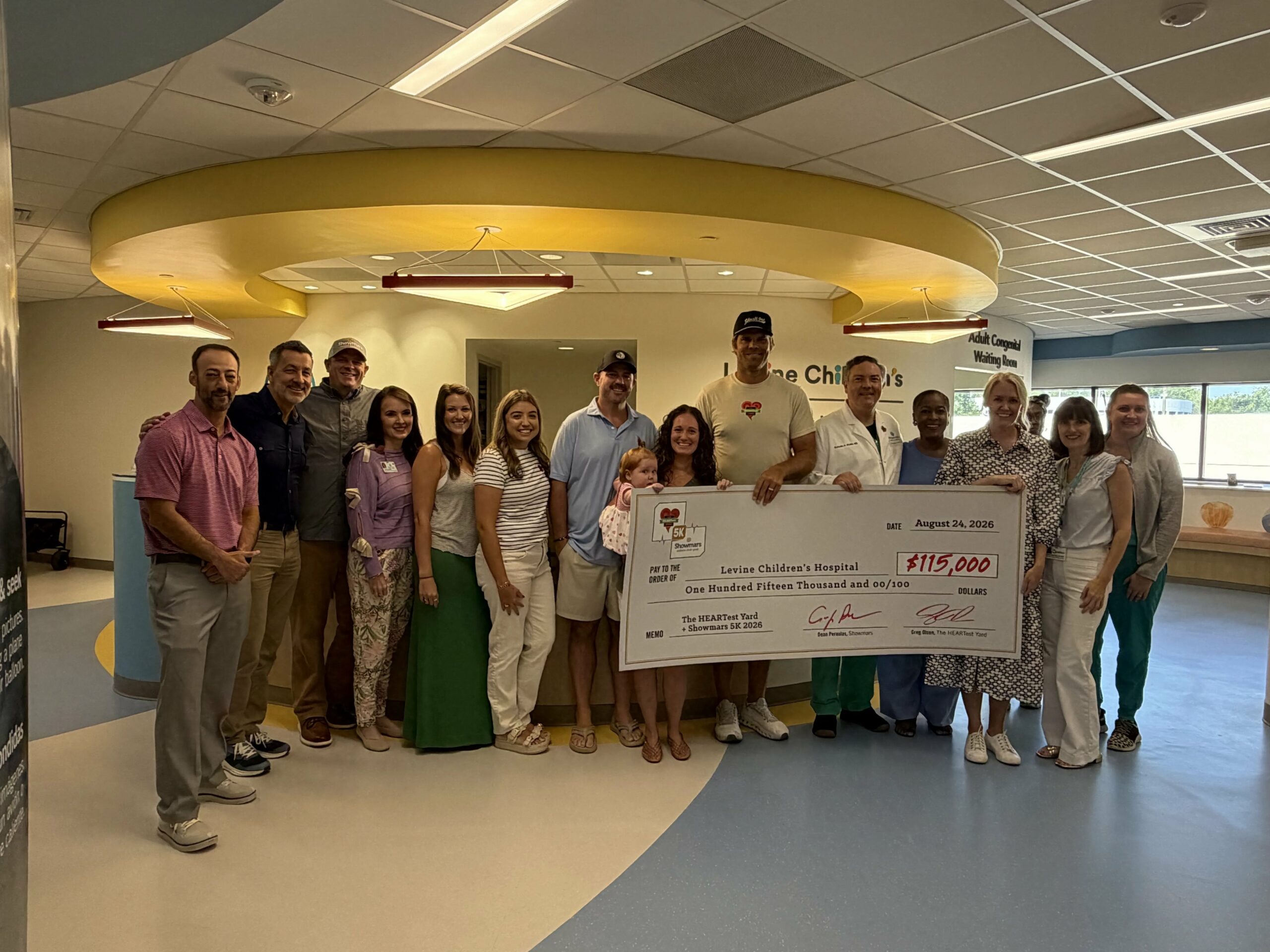 Keeping it local: Charlotte-based restaurant chain gives record donation to Greg Olsen’s HEARTest Yard