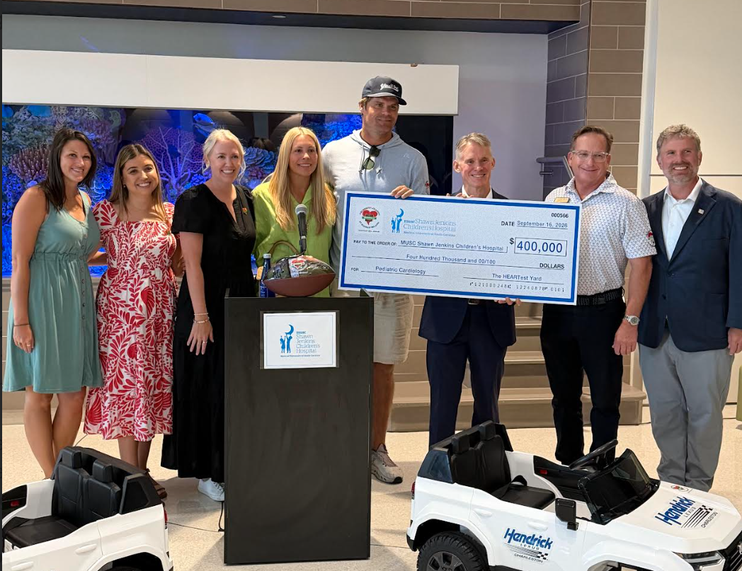 Former Panther Greg Olsen and family support MUSC children’s services with $400K donation